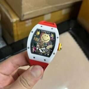 Richard Mille RM88 Smiley Red Rubber Strap 42mm