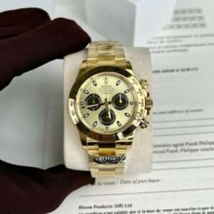 Rolex 1:1 Cosmograph Daytona 116508 Yellow Gold Plated BT Factory 40mm