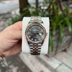 Rolex 1:1 Watch DateJust 126231 Dark Grey Dial Demi Strap VSF 36mm