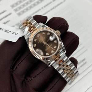 Rolex DateJust Gold Brown Dial 31mm