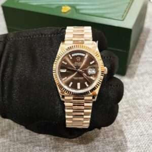 Rolex 1:1 Day-Date 228235 Chocolate Dial GM Factory 40mm