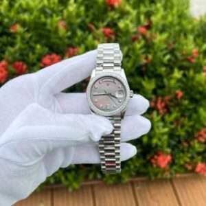 Rolex Day-Date Purple Mother of Pearl Dial Swiss Movement 36mm