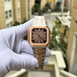 Patek Philippe Cubitus 5821 Demi Rose Gold Dial Square Chocolate 45mm