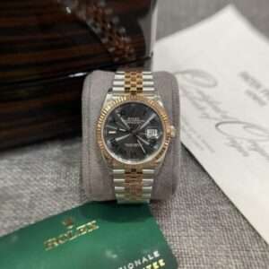 Rolex 11 Watch DateJust 126231 Wimbledon Dial Demi Strap VS Factory 36mm