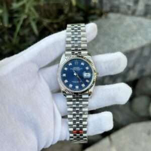 Rolex DateJust 126234 Blue Dial With Diamond Numbers