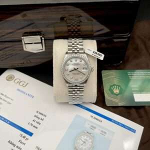 Rolex DateJust Moissanite Diamond MOP Jubilee Strap 31mm