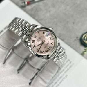 Rolex DateJust Watch Pink Dial Jubilee Strap 31mm