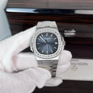 Patek Philippe Nautilus 5723 11 Watch Blue Dial With Diamond Bezel 40mm