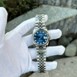 Rolex DateJust 126334 Blue Dial Stone Numbers Factory Clean 36mm