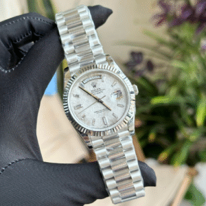 Rolex Day-Date Modified Meteorite Dial Moissanite