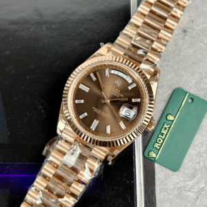 Rolex Day-Date 228235 Gold Wrapped Chocolate Dial GM V3 40mm