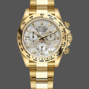 Rolex Daytona Cosmograph 116508 Gold-Plated Mother of Pearl Dial 40mm
