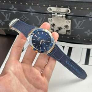 Omega Constellation Bezel Ceramic Blue VS Factory 41mm