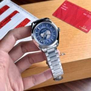 Omega Seamaster Aqua Terra Worldtimer Dial Blue