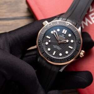 Omega Seamaster Black Dial Rubber Strap VS Factory 42mm