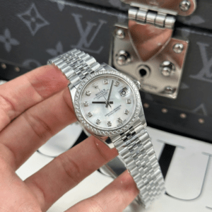 Rolex DateJust Fake Watch Women Dial MOP Bezel Diamonds CZ THB Factory 31mm