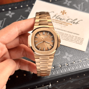 Patek Philippe Nautilus 5711 Brown Dial Rose Gold Case 40mm