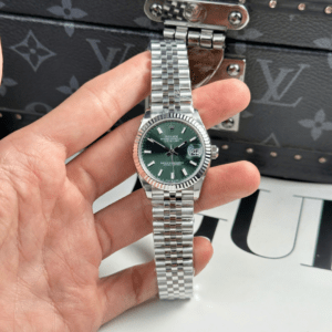 Rolex DateJust Dial Green Jubilee Strap 31mm