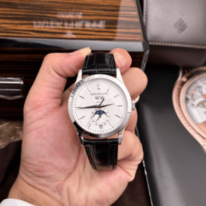 Patek Philippe Complications 5396G White Dial Leather Strap