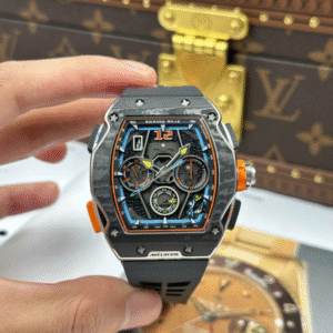 Richard Mille RM65-01 Carbon Black Rubber Strap 44,5×49,9mm